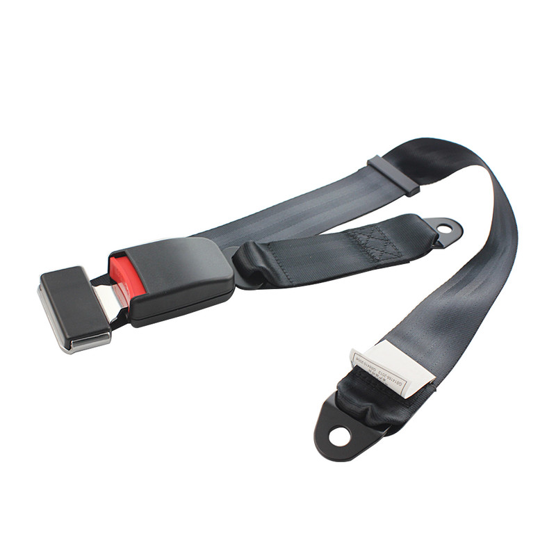 Μαύρη ζώνη ασφαλείας αυτοκινήτου αυτοκινήτου 2 σημείων Ζώνες ασφαλείας Universal ρυθμιζόμενη προέκταση κάδος για φορτηγό Ζώνη ασφαλείας αυτοκινήτου Αξεσουάρ αυτοκινήτου