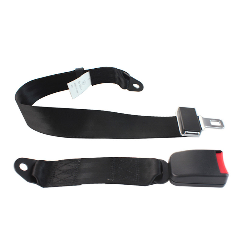 Μαύρη ζώνη ασφαλείας αυτοκινήτου αυτοκινήτου 2 σημείων Ζώνες ασφαλείας Universal ρυθμιζόμενη προέκταση κάδος για φορτηγό Ζώνη ασφαλείας αυτοκινήτου Αξεσουάρ αυτοκινήτου