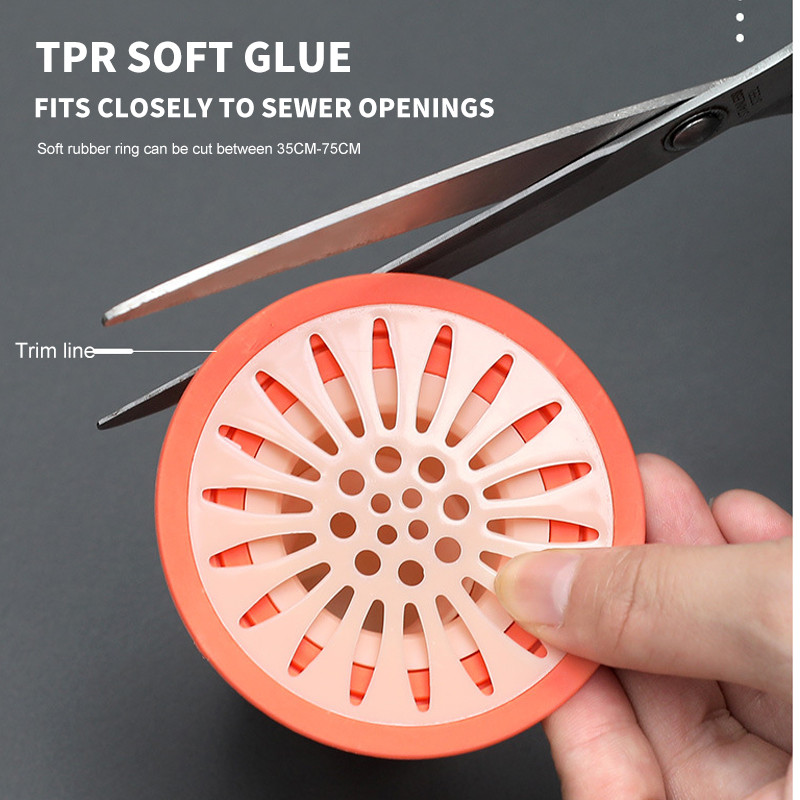 Dop de scurgere de duș Sifon de pardoseală pentru baie Miez deodorant chiuvetă de bucătărie Filtru de scurgere Filtru Capcană de păr Capac de canalizare pentru toaletă