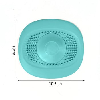Канализация за мивка за баня Тапа за улавяне на косми Цедка за мивка Филтър Кухненски аксесоар Запушалка за баня с неправилна шарка