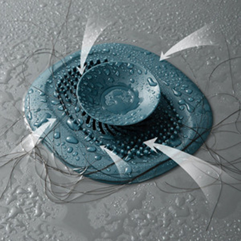 Vonios praustuvo nutekėjimo plaukų gaudyklė kamštis kriauklės sietelis filtras virtuvės priedas netaisyklingo rašto vonios kamštis