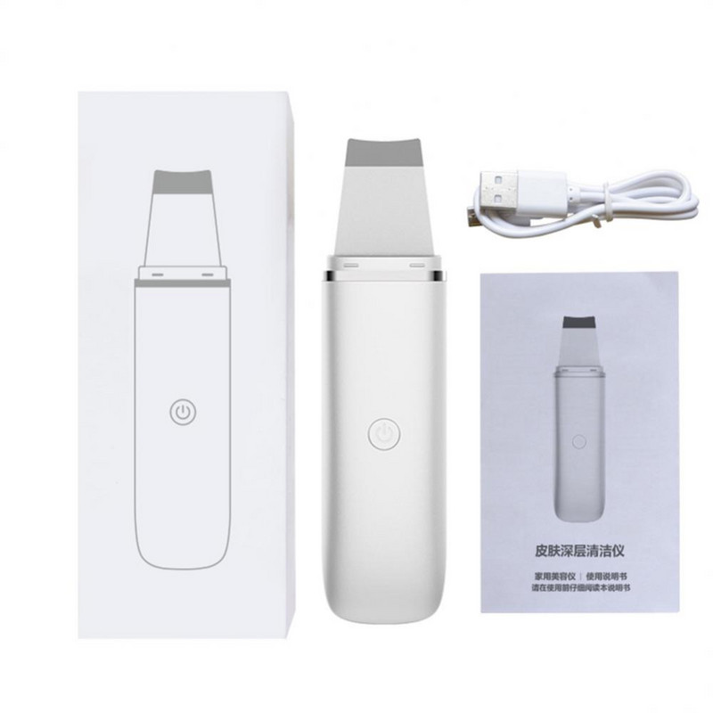 Skin Ultrahangos súroló mély bőrpórustisztító gép peeling lapát Mitesszer eltávolító Arc Skin Lift Sonic Cleansing Importer