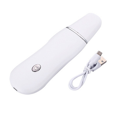 Új ultrahangos bőrradír Vibrációs arc spatula mitesszer eltávolító lapát Clean Cavitatie peeling arc lifting smink eszközök