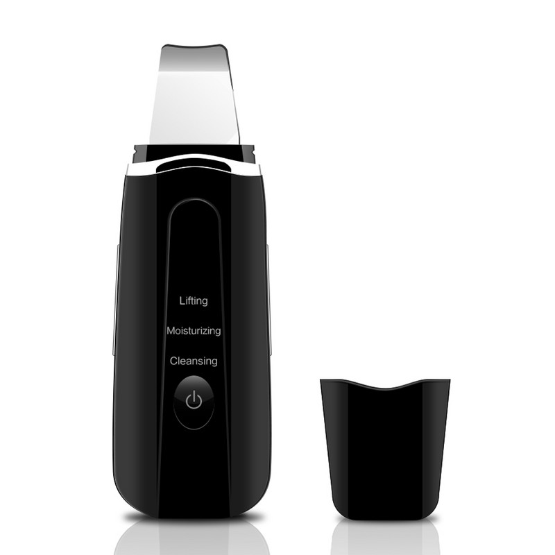 Ultrahangos bőrradír mélytisztítás peeling lapát kihúzó mitesszerek eltávolítása masszírozó arc lifting eszköz