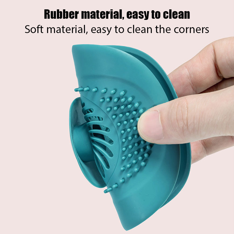 Filtru de păr Capac de scurgere de pardoseală din silicon Captorul de bucătărie Chiuvetă Filtru anti-blocare Dop pentru baie Scurgere Accesorii pentru baie