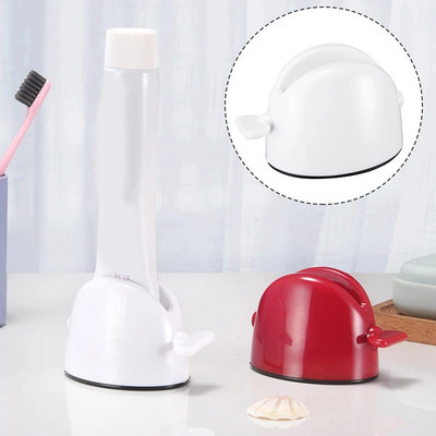 Fürdőszoba fogkrém kinyomó műanyag kézi Lazy Cleanser fogkrém adagoló tubus Easy Paste tartó gördülő fürdő kellékek