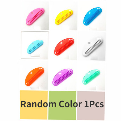 Vonios kambario dantų pastos išspaudėjas plastikinis rankinis Lazy Cleanser dantų pastos dozatoriaus vamzdelis Easy Paste laikiklis susukamas vonios reikmenys