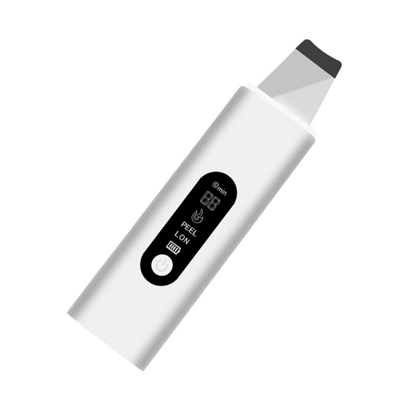 Skin scrubber spatula arcbőrradír spatula mitesszer eltávolító tisztító vízálló USB töltő az arc mély tisztításához