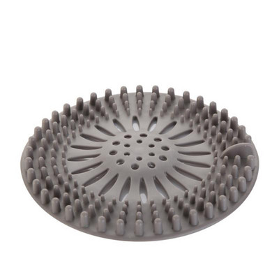 Capacă de păr din silicon rezistent pentru opritor de păr Huse de scurgere de duș ușor de instalat și de curățat costum pentru baie, cadă și bucătărie