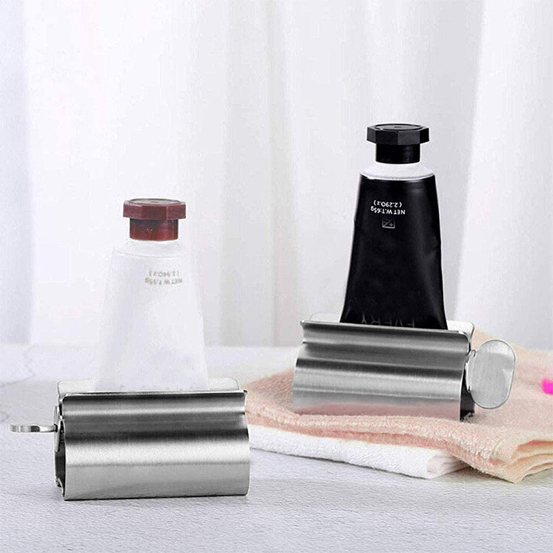 2 vnt. susukamos dantų pastos išspaudimo vamzdelio dozatoriaus laikiklis Daugiafunkcinis veido valiklis, spaustuvas Vonios kambario priedai