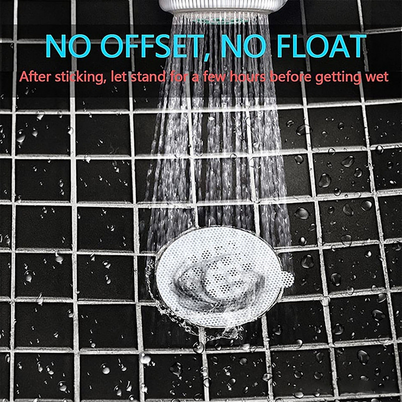 10 vnt. vienkartiniai tinkliniai lipdukai Vonios kanalizacijos ištekėjimo kriauklės nutekėjimo plaukų gaudyklė sietelis kamštis filtro lipdukas virtuvės reikmenys