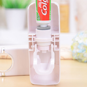 Монтирана на стена поставка за четка за зъби Автоматичен държач за дозатор за паста за зъби Комплект аксесоари за баня Поставка за четка за зъби Дропшиппинг