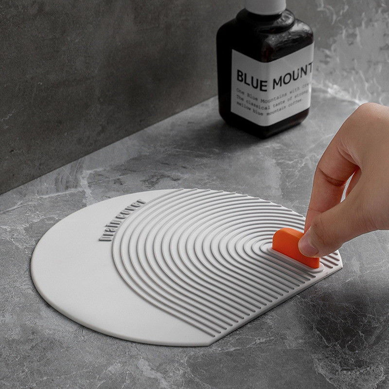 Minkštas PVC grindų nutekėjimo dangtelis Dezodorantas Storas silikoninis grindų nutekėjimo dezodorantas dangtelis Kriauklės kanalizacijos kištukas Vonios kambario Apsaugos nuo kvapo trinkelės