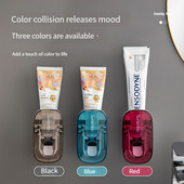 Automatski dozator paste za zube Kupaonski pribor Zidni nosač Lazy Cjedilo paste za zube Držač četkice za zube