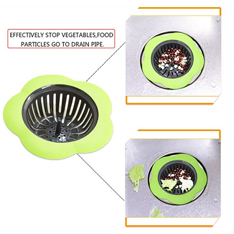1 kom. Plastično cjedilo za sudoper Kuhinja Lako čišćenje Odvodni filter za sudoper Košara Cjedilo za izlijevanje Odvodni filtar Poklopac odvoda za tuš sudoper