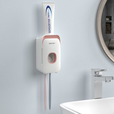 GESEW Automatski dozator paste za zube Zidni držač četkice za zube Lazy Cjedilo paste za zube Za WC Kućni Kupaonski pribor