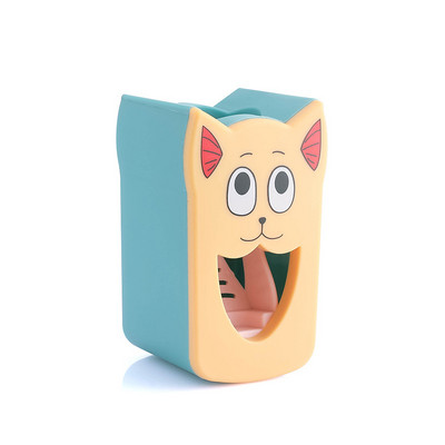 Dantų pastos spaustukas vaikams Automatinis dantų pastos laikiklis sienoje montuojamas preso dozatoriaus vamzdelio stovas Mieli vonios priedai