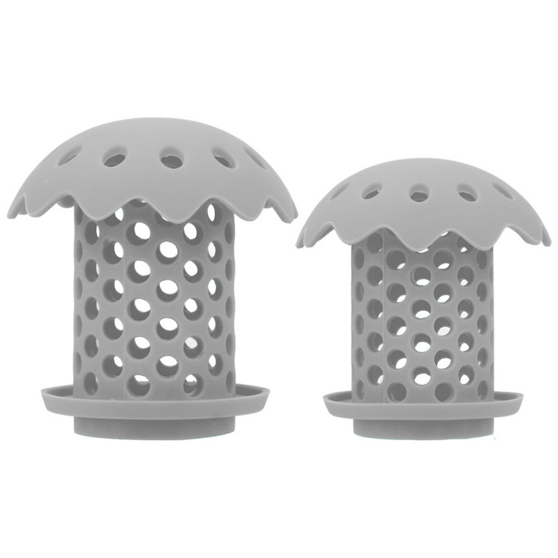 2 komada/Set Kupaonski pribor Odvod za umivaonik Hvatač za kosu Odvod Cjedilo Zatvarač za kosu Silikonski izdržljiv