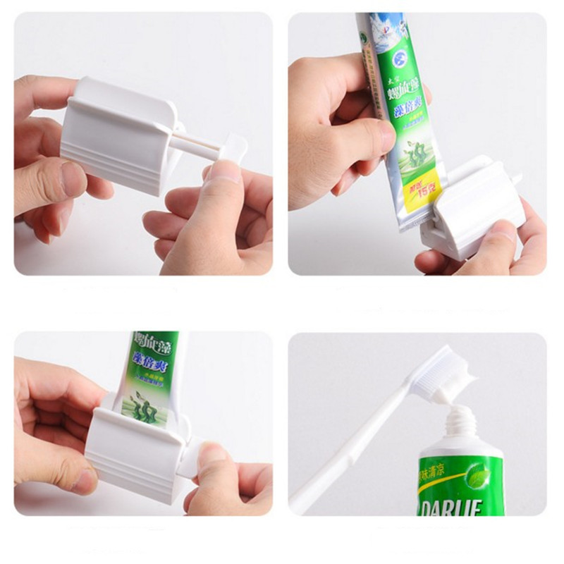 1PC Tuba paste za zube Valjci za cijeđenje paste za zube Držač sjedala Stalak Okretni dozator paste za zube za kupaonicu