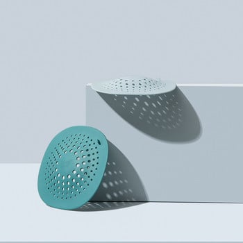 Творческа кръгла вендуза, силиконова тапа за филтър, капак за подов канал за баня, универсален филтър за мивка против запушване