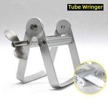 Lazy Toothpaste Dispenser Tube Squeezer Bathroom Metal Squeezer Tool Color Dye Cosmetic Paint Squeezer Tube Tightener