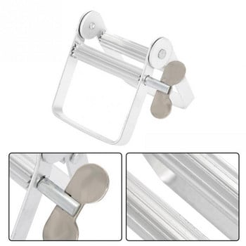 Lazy Toothpaste Dispenser Tube Squeezer Bathroom Metal Squeezer Tool Color Dye Cosmetic Paint Squeezer Tube Tightener