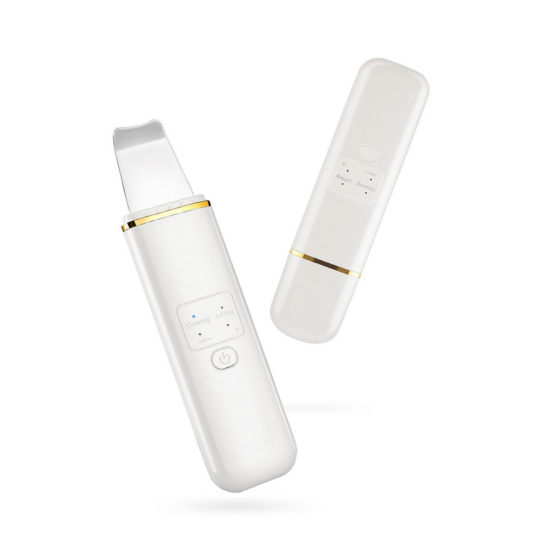 Ultrahangos ionos tisztító eszköz masszázs bőrradír peeling lapát arc pórustisztító arcbőrradír lifting gép
