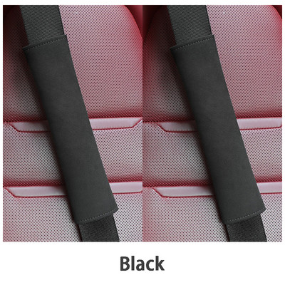 2бр. Автомобилен предпазен колан Защита на раменете на автомобила Подложка за стилизиране на автомобила на капака на предпазния колан Предпазни колани Възглавница за кола Универсална