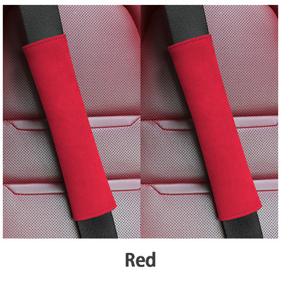 2бр. Автомобилен предпазен колан Защита на раменете на автомобила Подложка за стилизиране на автомобила на капака на предпазния колан Предпазни колани Възглавница за кола Универсална