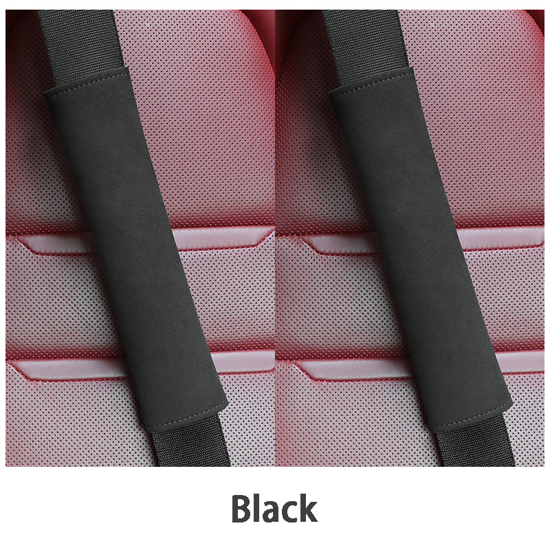 2бр. Автомобилен предпазен колан Защита на раменете на автомобила Подложка за стилизиране на автомобила на капака на предпазния колан Предпазни колани Възглавница за кола Универсална