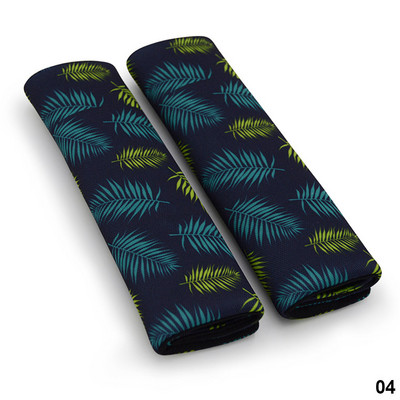 2 бр. Сладък колан за автомобилна колан за колан за безопасност Раменна подложка Покривало за защита на децата Покривало за възглавница Поддръжка на възглавница за кола Предпазни колани