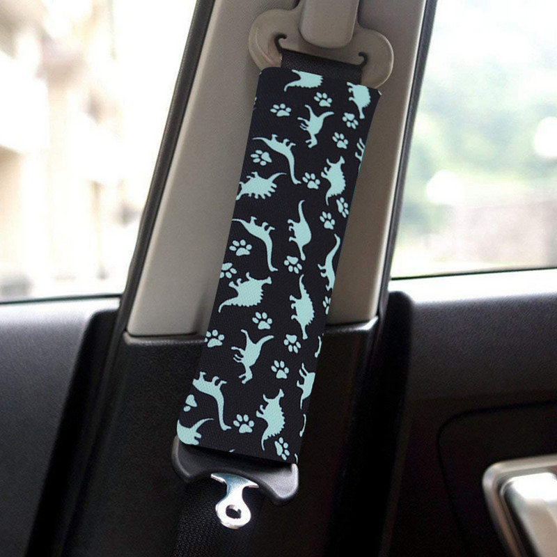 2 бр. Сладък колан за автомобилна колан за колан за безопасност Раменна подложка Покривало за защита на децата Покривало за възглавница Поддръжка на възглавница за кола Предпазни колани