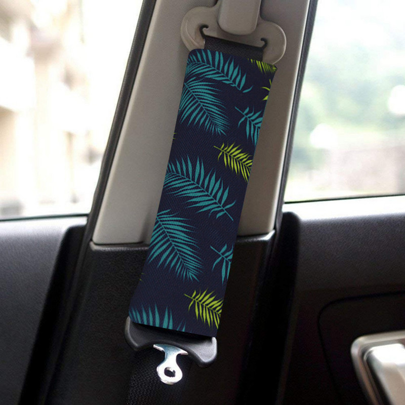 2 бр. Сладък колан за автомобилна колан за колан за безопасност Раменна подложка Покривало за защита на децата Покривало за възглавница Поддръжка на възглавница за кола Предпазни колани