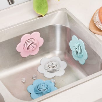 4 цвята Най-новият канал за умивалник за баня Уловител за косми Неправилен модел Запушалка за баня Тапа за мивка Цедка Филтър Кухненски аксесоар