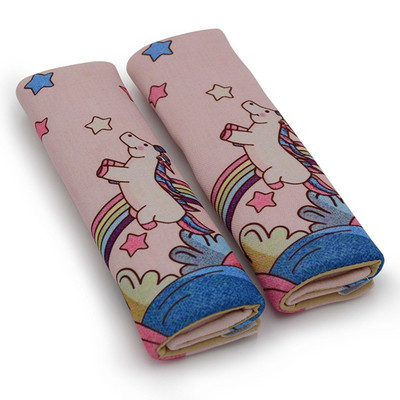 2Pcs slatki crtić Sigurnosni pojas automobila Navlaka za rame Auto Uređenje interijera Sigurnosna podloga za pojas Zaštitnik Dodaci za automobil