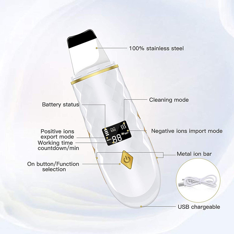 Veido odos šveitiklis Mentele inkštirų valiklis spuogų porų valiklis Giliai valantis odą masažuoklis pakeliantis veido atpalaiduojantis įrankis