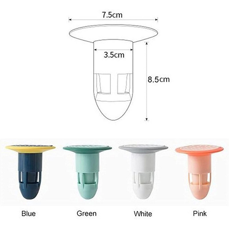 Scurgere de pardoseală de duș Dispozitiv de prevenire a refluxului Miez de canalizare Deodorant pentru chiuvetă Filtru chiuvetă Rezistent împotriva insectelor, anti-miros, dop de prindere a părului