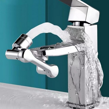 Βρύση Universal 1080° περιστρεφόμενο ρομποτικό βραχίονα πτυσσόμενη βρύση επέκτασης νεροχύτη κουζίνας Περιστρεφόμενη πολυλειτουργική προέκταση βρύση
