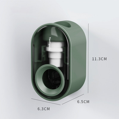 Sienoje montuojamas automatinis dantų pastos dozatorius Dantų pastos spaustukai Lipnūs vonios kambario priedai dozatorius makaronų dientes