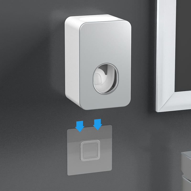 Sienoje montuojamas automatinis dantų pastos dozatorius Dantų pastos spaustukai Lipnūs vonios kambario priedai dozatorius makaronų dientes