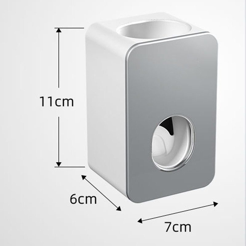 Sienoje montuojamas automatinis dantų pastos dozatorius Dantų pastos spaustukai Lipnūs vonios kambario priedai dozatorius makaronų dientes