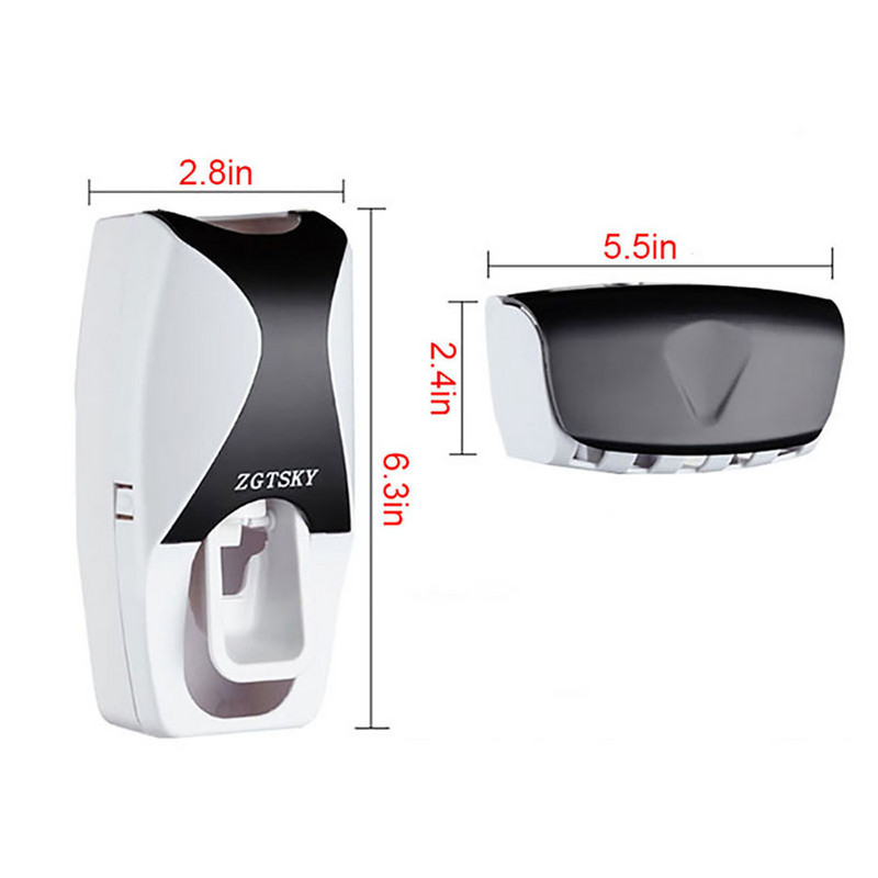 Автоматична изстисквачка за паста за зъби Държач за електрическа четка за зъби Самозалепващ се комплект дозатор за паста за зъби за използване в семейна баня