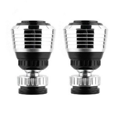 2/1 бр. Барботер за кран, въртящ се на 360 кран, дюза, барботер, въртящ се водоспестяващ кран, аератор, дюза за кран, филтър, преобразувател