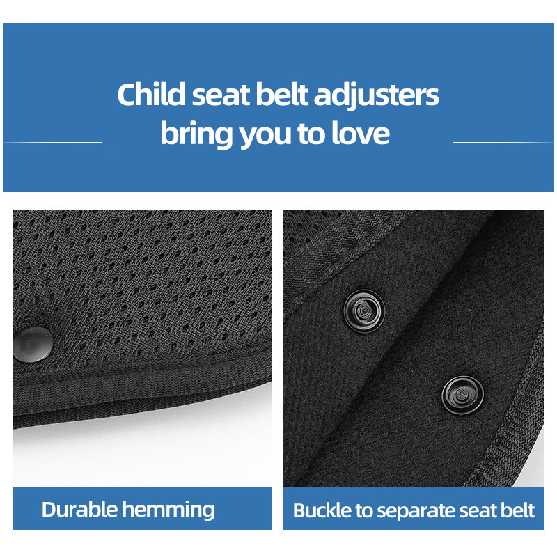 Предпазен колан за кола Протектор за рамо Детски регулируем позиционер Комфорт Универсални подложки за рамена Интериор на автомобила