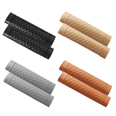 2бр. Универсални предпазни колани за кола, покриващи рамена, избор на кожа за комфорт и защита на дихателната подложка, подложка, автоаксесоари