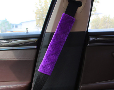 Patogūs saugos diržų užvalkalai Minkštas pliušinis automobilio pečių įklotas suaugusiems, vaikams, automobilio salono priedai