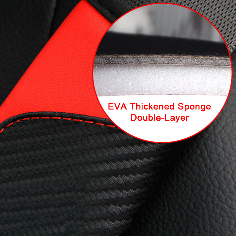 Husa centura de siguranta auto Coroana din piele din fibra de carbon Huse universale pentru centura de siguranta auto Protectie umeri