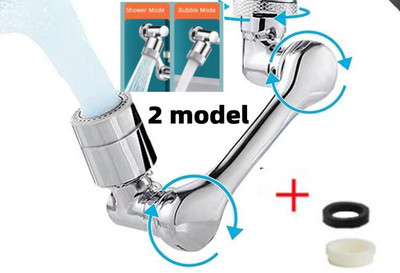 720° sukimasis universalus purslų filtras plastikinis lankstus taupantis maišytuvas Purškimo aeratoriaus antgalis praustuvui virtuvė Apsaugo nuo purslų