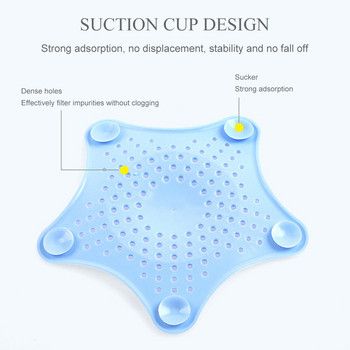 Душ Подов канал Филтър за коса Цедка Канализационна тапа Антиблокираща запушалка за кухненска мивка Отлив Дезодорант за аксесоари за баня