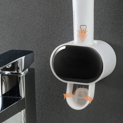 Automata fogkrém-adagoló falra szerelhető háztartási vízálló Lazy fogkrém kinyomó fürdőszoba dekorációhoz